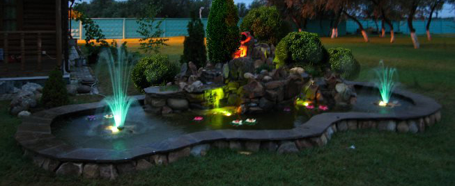 Дизайн фонтанов на садовом участке